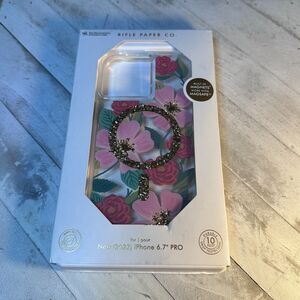 iPhone 14 Pro Max Slim Case by Rifle Paper Co., Rose Garden:‎ NWT in box